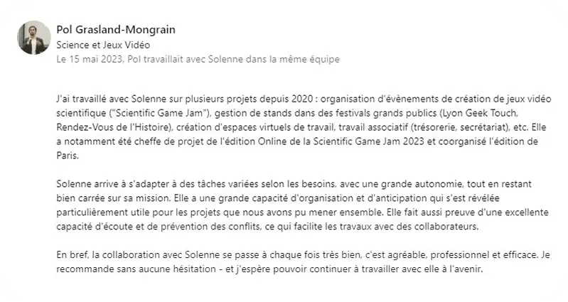 Avis Pol Grasland-Mongrain