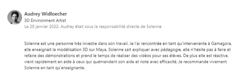 Avis Audrey Widloecher