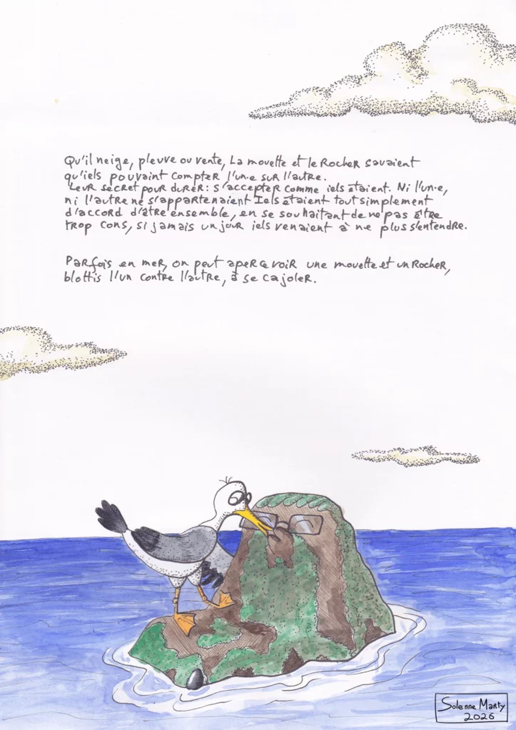 La mouette et le rocher 2/2