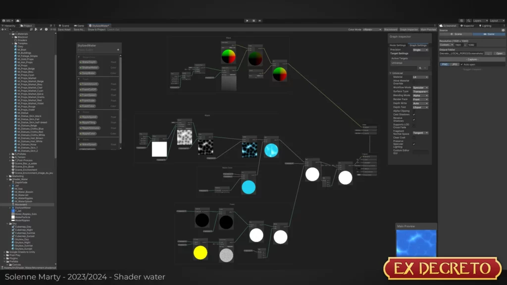 Ex Decreto shader d'eau